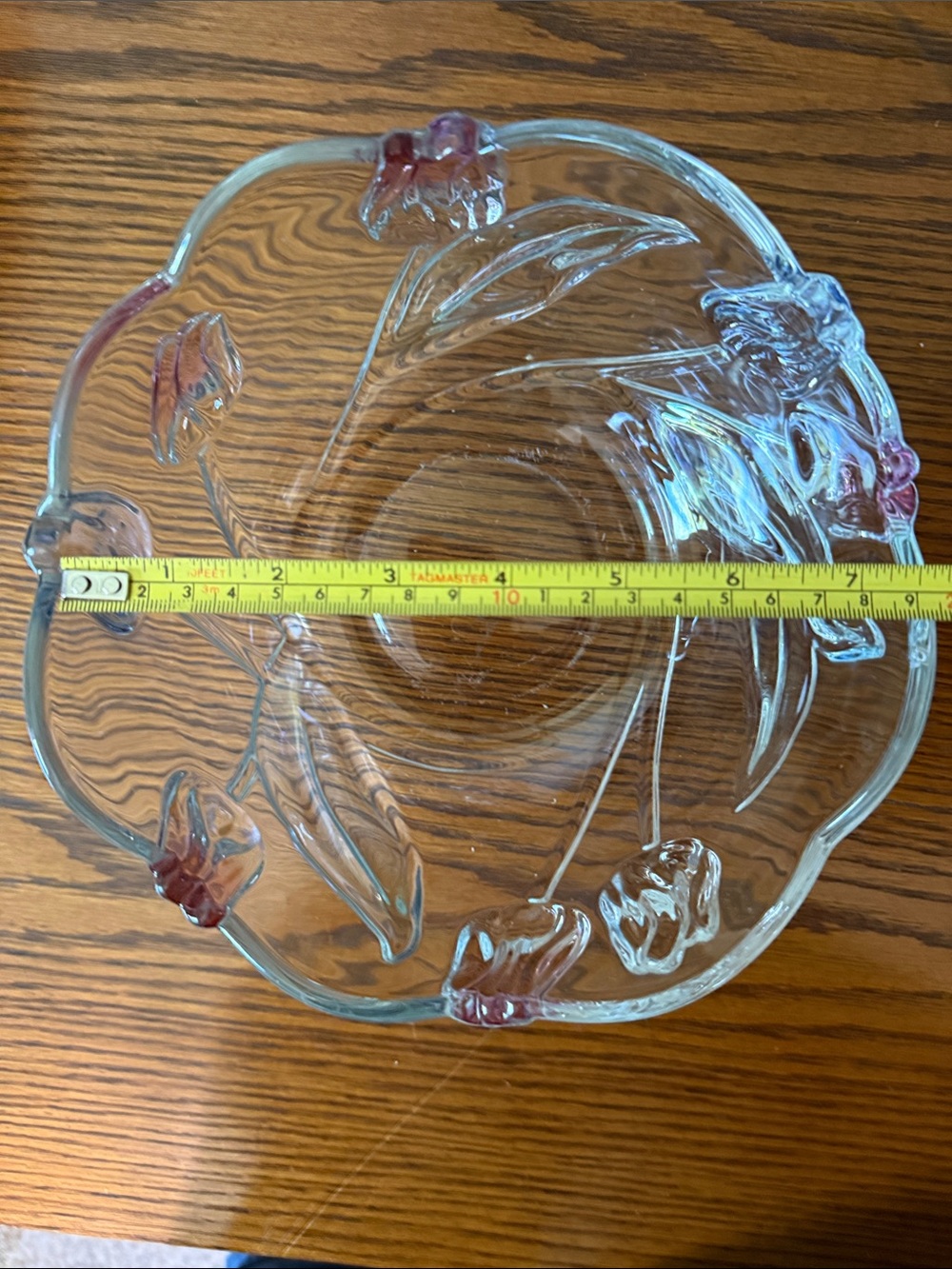 TULIP LINED GLASS BOWL-